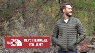 Moosejaw Does ASMR The North Face Mens Thermoball Eco Jacket [upl. by Saucy]