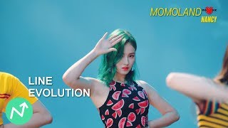 MOMOLAND  Nancy Line Evolution UPDATED [upl. by Ecineg787]