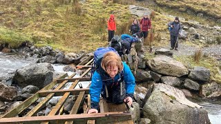 Is this safe Crossing a washed out bridge [upl. by Niehaus222]