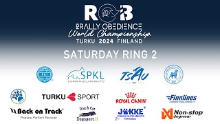 FCI Rally Obedience World Championship 2024 Saturday Ring 2 [upl. by Marget]