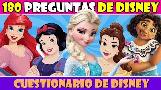 👸¿Cuánto Sabes Sobre Las Princesas de Disney  180 Preguntas de Disney  Trivia de Disney  NT Quiz [upl. by Hylton]