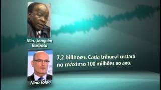 Joaquim Barbosa se irrita com entidades de magistrados  Repórter Brasil noite [upl. by Armbrecht617]