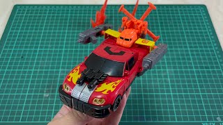 Transformers Armada Universe Powerlinx Hot Shot amp Armada Universe Jolt Alt mode to Robot mode [upl. by Scully853]