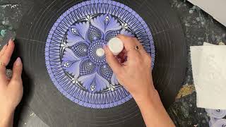 Easy Mandala Art for Beginners Dot Painting Rocks Timelapse Painted Step by Step  Thoughtful Dots [upl. by Parris]