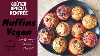 Recette de muffins moelleux  Vegan [upl. by Marelda]