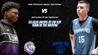 quotIts gonna be a long day for youquot Eli Ellis drops 31 on Top Ranked Team  Moravian vs Winston Salem [upl. by Steinke]