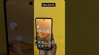 Moto G54 5G Hidden settings 20 🔥shorts [upl. by Aryamo]