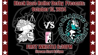 Black Rose Roller Grime amp Punishment vs Reading Roller Derby Bout  October 13 2024 [upl. by Citarella]