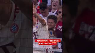 Thomas Müller 🏆 Bayern’s RecordPlayer Celebrates With Fans 🎉 [upl. by Attennot]