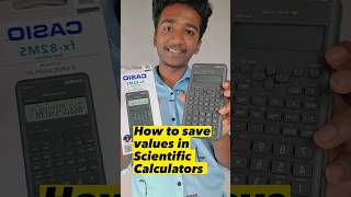 How to save values in scientific calculator  Malayalam  casio  fx82ms [upl. by Ynatirb]