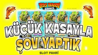 SLOT OYUNLARI  BİG BASS BONANZA KÜÇÜK KASA  DÜŞÜK BETLERLE OYNADIK HASANI ZIPLATTIK BİG WİN [upl. by Aaron39]