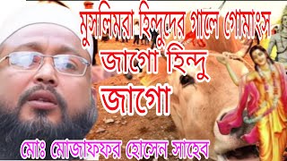 মুসলিমরা হিন্দুদের গালে গোমাংস জাগো হিন্দু জাগো । হাফেজ মোঃ মোজাফফর হোসেন সাহেব । Muzaffar Hassan [upl. by Andriette]