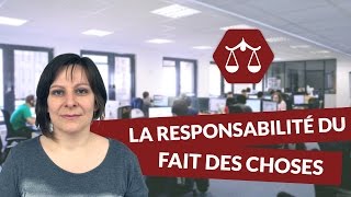 La responsabilité du fait des choses  Droit  digiSchool [upl. by Otirecul]