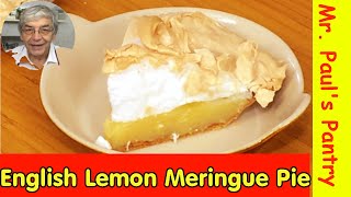 English Lemon Meringue Pie [upl. by Eetnahs]