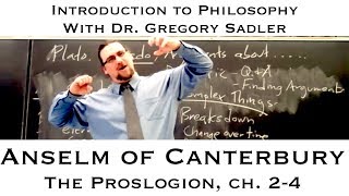 Anselm of Canterbury the Proslogion ch 24  Introduction to Philosophy [upl. by Shrier]