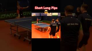 Short Pips and Long Pips in Doubles kstnovyjicin tabletennis stolnitenis [upl. by Cristiano]