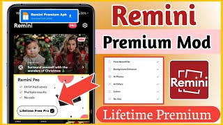 Remini Premium mod apk Remini Pro free kaise le  how to get Remini free trial 2024 Remini ad free [upl. by Kincaid]