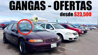 🔥GANGAS y ofertas de autos muy BARATOS desde 23500 mil pesos en Tianguis Autos Tulancingo [upl. by Lleuqram]