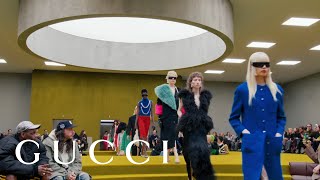 The Gucci Women’s Fall Winter 2023 Fashion Show [upl. by Nnasus276]