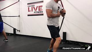 Resistance Bands Workout At Home To Build Your Chest and Triceps  Kbands Live 124 [upl. by Kachine]