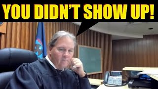 “YOU DIDN’T SHOW UP YOU LOST” Judge Middleton tells defendant [upl. by Artied]