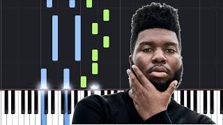 Khalid  Vertigo Piano Tutorial  Piano Lesson [upl. by Novit694]