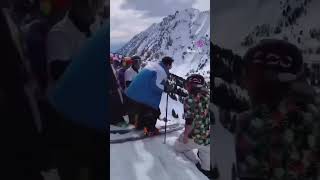 Funny ski accident [upl. by Nallij699]