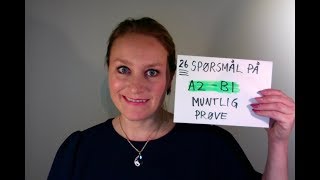 Video 226 Norskprøve muntlig A2B1 spørsmål [upl. by Oona]