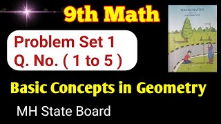 Class 9th Math Geometry Problem Set 1  Basic Concepts in Geometry [upl. by Nrubua]