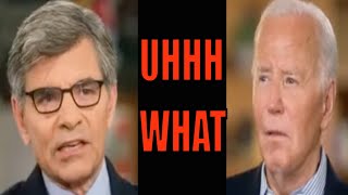 Biden Stephanopolous interview did not go well [upl. by Eniron660]