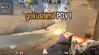 gokushima PLAYS CS2 FACEIT LVL 10🔥MIRAGE POV [upl. by Corabelle]