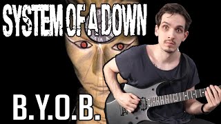 System Of A Down  BYOB  Nik Nocturnal GUITAR COVER  Screen Tabs [upl. by Giselbert]