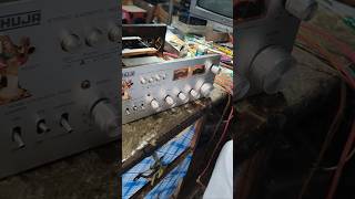 Ahuja 4040s Stereo Cassette Recorder Deck Amplifier Repairing Complete Music Testing 📱 7742853435 [upl. by Urion]