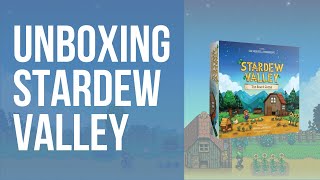 Stardew Valley The Board Game  Unboxing [upl. by Mel]