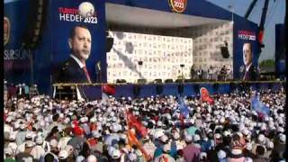 2011 mitingi BAŞBAKANIMIZ RECEP TAYYİP ERDOĞAN İSTANBUL 2011 KAZLIÇEŞME MİTİNGİ TAMAMI 05 06 2011 [upl. by Eiddam706]