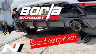 Borla ATAK Hyundai Veloster N Exhaust Sound [upl. by Aisatal]