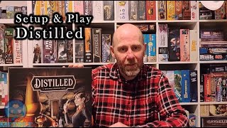 Distilled Board Game Setup and Game Play Tutorial How to Play [upl. by Raama]