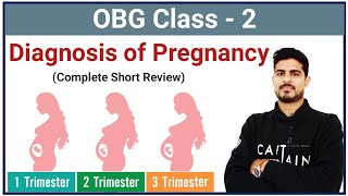 Diagnosis of Pregnancy  OBG  Sign amp Symptoms of Pregnancy [upl. by Llerahs936]