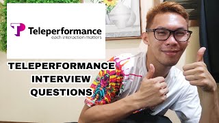 TELEPERFORMANCE INTERVIEW QUESTIONS AND ANSWERS  Teleperformance ACTUAL INTERVIEW PASSED  NEWBIES [upl. by Gneh]