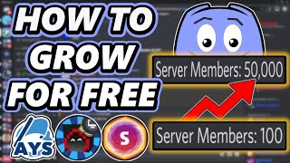 How to Grow Your Discord Server for FREE 2022 [upl. by Peedus]