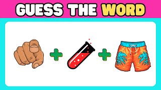 🧩🔍Guess the Word by Emoji 🚀🌟Emoji Challenge 2024  Also Solve The Thumbnail And Comment The Answer [upl. by Nadirehs]