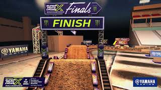 Yamaha Animated Track Map  2024 SMX World Championship Finals  Las Vegas [upl. by Jenine]