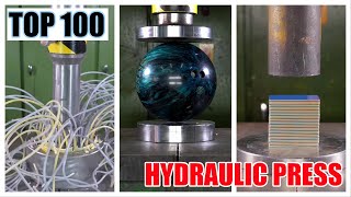 Top 100 Most Satisfying Hydraulic Press Crushes 🔥 Ultimate Crushing Moments Compilation [upl. by Naz]