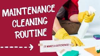 Maintenance Cleaning That Makes a Difference [upl. by Akinnor]