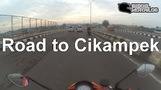 Makan Sate Naik Moge ke Cikampek  Cerita Kunci Utih Hilang  Moge Masuk Tol  MotoVlog Indonesia [upl. by Nitsir]