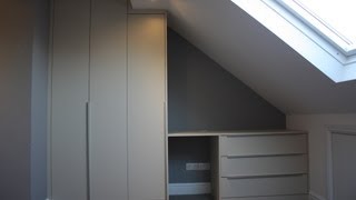 Fitted Wardrobe  Built In  Sloping Loft Bedroom  Signature Collection [upl. by Nierman301]