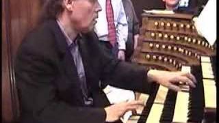 JS Bach Partita Part IIII Daniel Roth at St Sulpice [upl. by Namrehs]