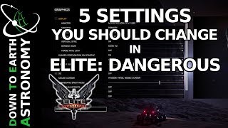 5 Settings you should change in Elite Dangerous [upl. by Auqinahc]