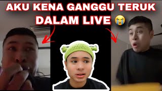 AKU KENA GANGGU TERUK DALAM LIVE TIKTOK😭 SEMUA NAMPAK😰 [upl. by Lehsar]