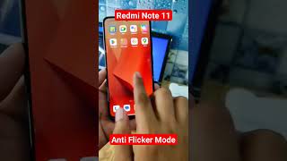 Redmi Note 11 Enable Anti Flicker Mode No Display Flicking redminote11 Redminote11miui14 [upl. by Darline]